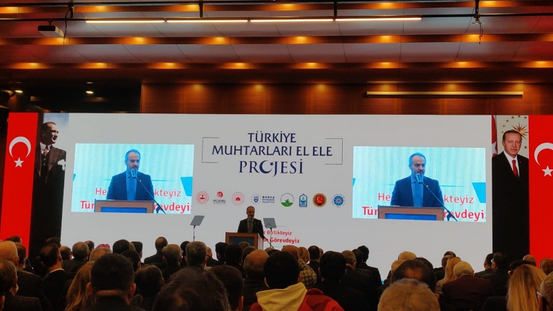“Türkiye Muhtarları El Ele” projesi toplantısı Bursa'da düzenlendi