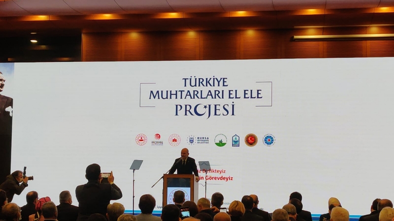 “Türkiye Muhtarları El Ele” projesi toplantısı Bursa'da düzenlendi
