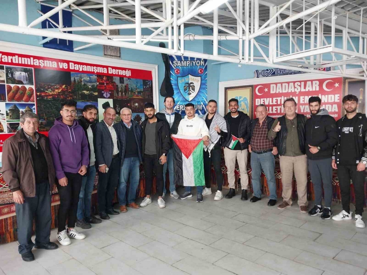Erzurumlular, Filistinli öğrenciler ile bir araya geldi