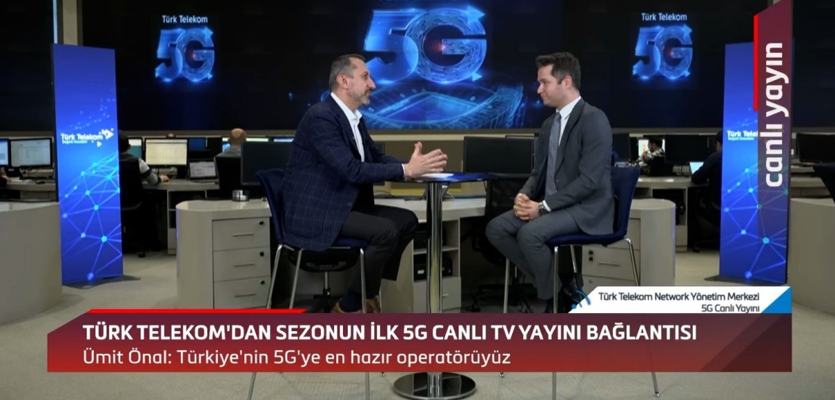 Türk Telekom’dan Trendyol Süper Ligi’nin ilk 5G canlı TV yayını bağlantısı
