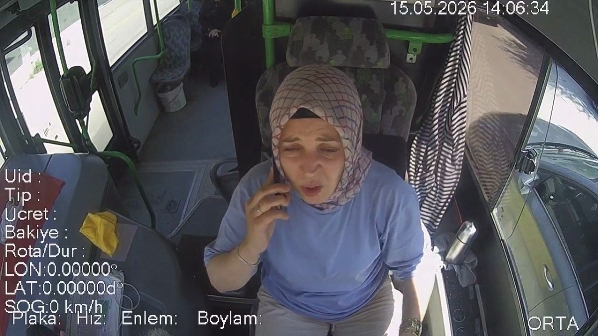BURULAŞ’ın kadın otobüs sürücüsünden örnek davranış
