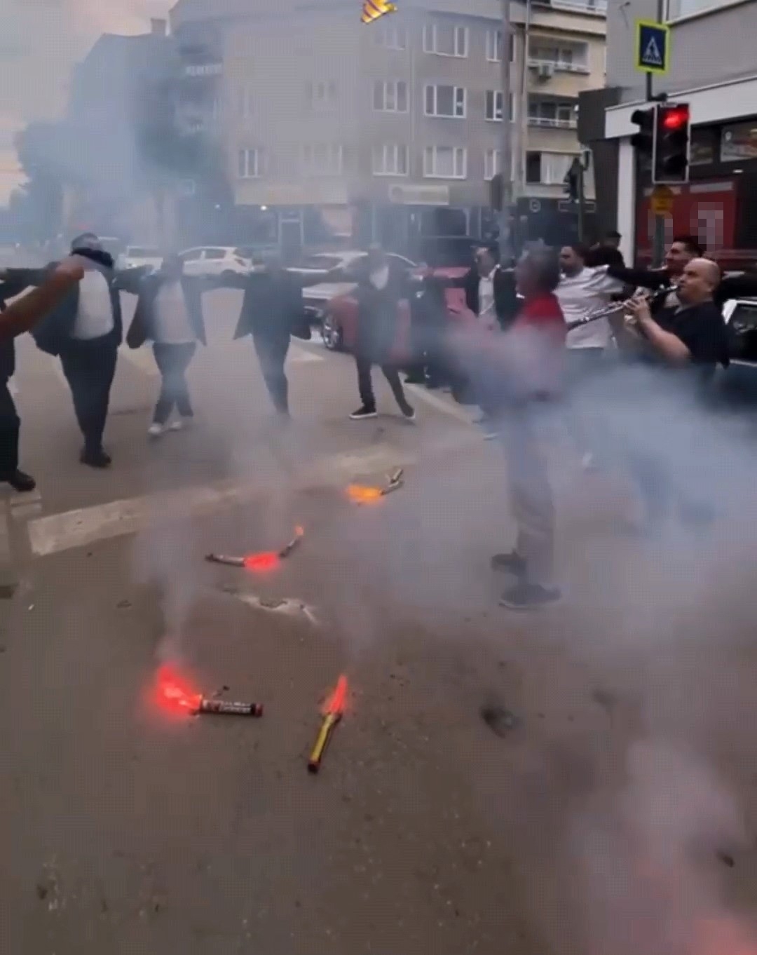 Bursa’da düğün magandası kamerada
