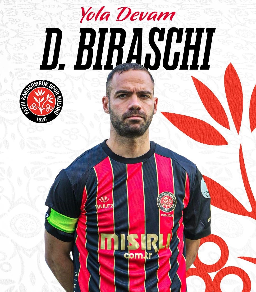 Fatih Karagümrük, Davide Biraschi ile nikah tazeledi
