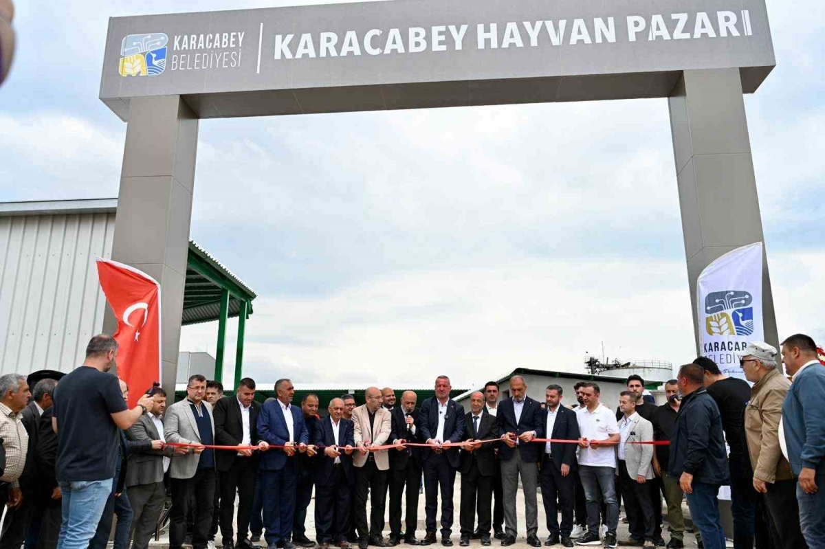 Karacabey Belediyesi hayvan pazarı hizmete açıldı
