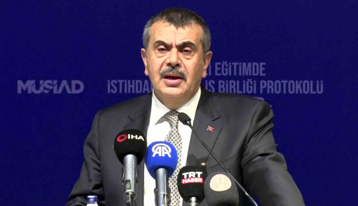 Milli Eğitim Bakanı Yusuf Tekin: 