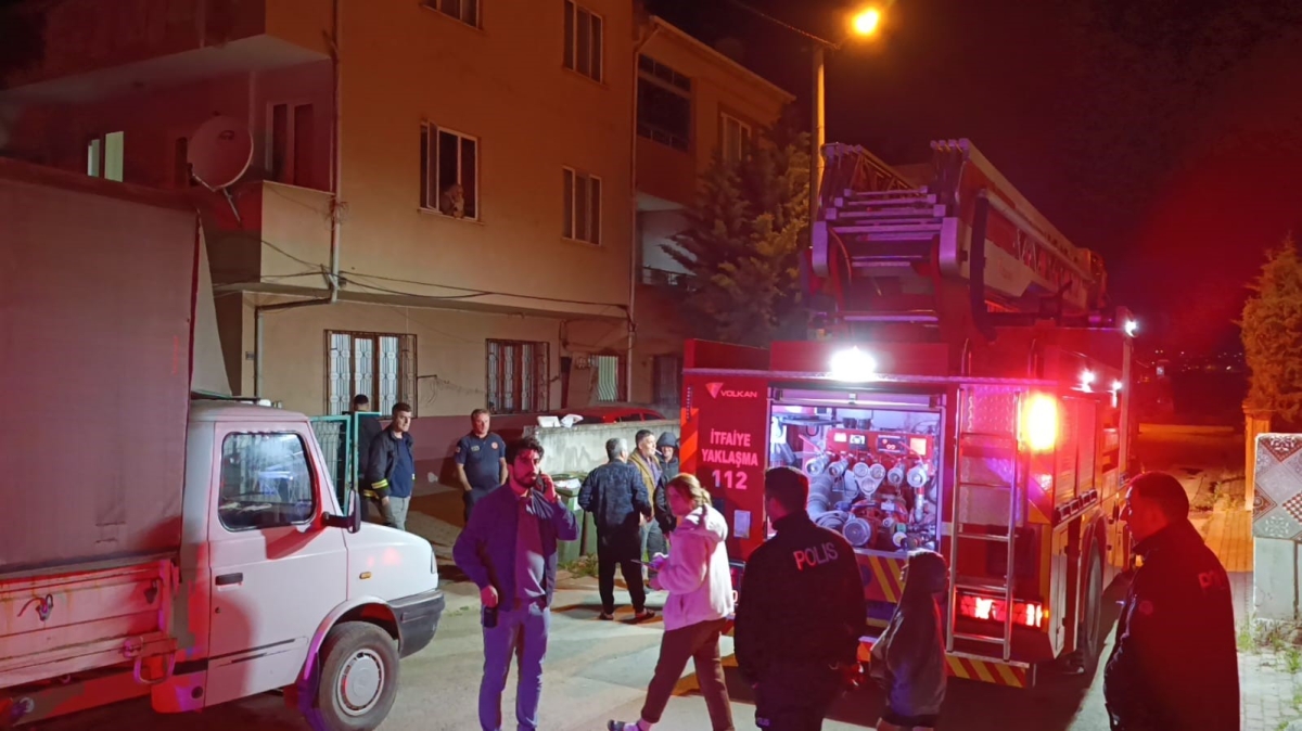 İnegöl’de korku dolu anlar: Eski eşinin evini molotofkokteyli attı
