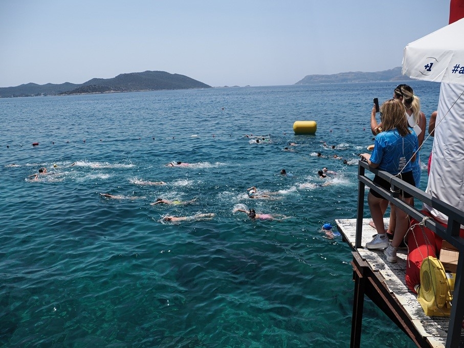 20. Uluslararası Meis - Kaş Yüzme Yarışı, tarihe kulaç attıracak
