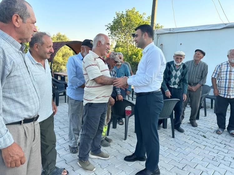 Kaymakam Kılıç, yangın bölgesinde incelemede bulundu
