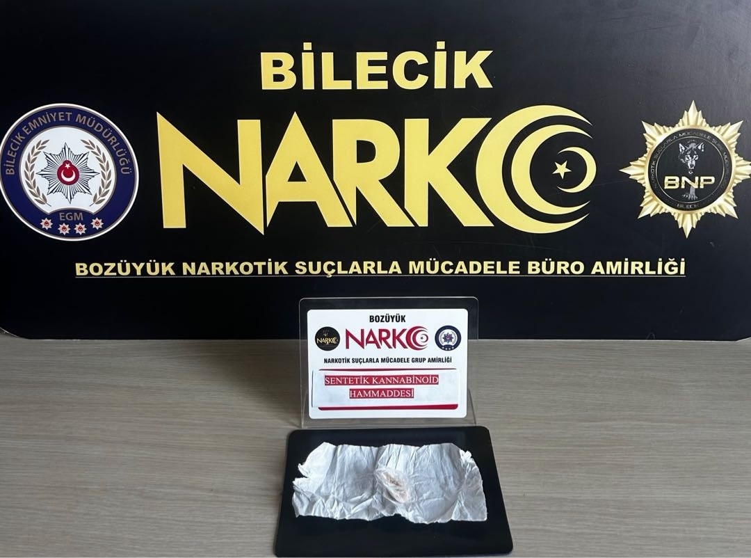 Bilecik’te uyuşturucu operasyonu: 1 şüpheli yakalandı
