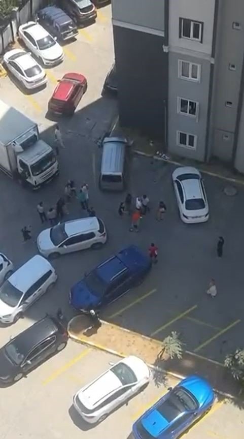 Büyükçekmece’de bir sitede 