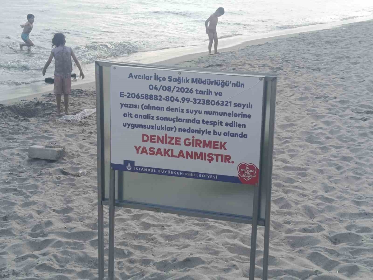 Avcılar’da denize girme yasağı: Deniz suyu numunelerinde uygunsuzluk tespit edildi
