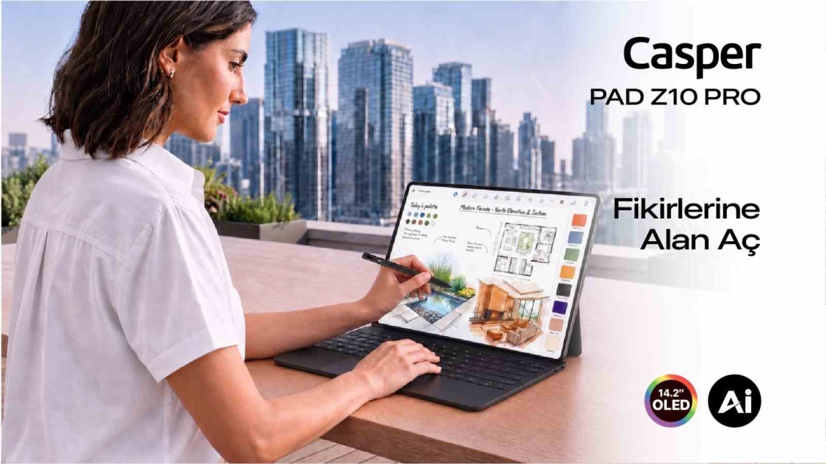 Casper’dan laptop gibi tablet: Casper PAD Z10 Pro
