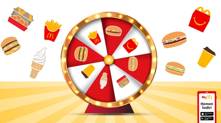 McDonald’s Türkiye’de Çarkıfelek uygulaması başladı
