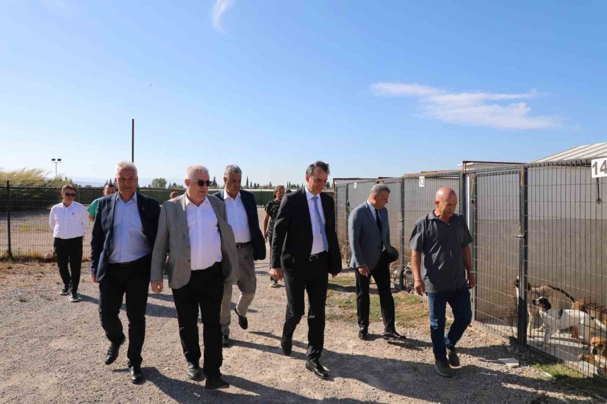 Kaymakam Zafer Engin, Sokak Hayvanları Bakım ve Rehabilitasyon Merkezi’ni ziyaret etti
