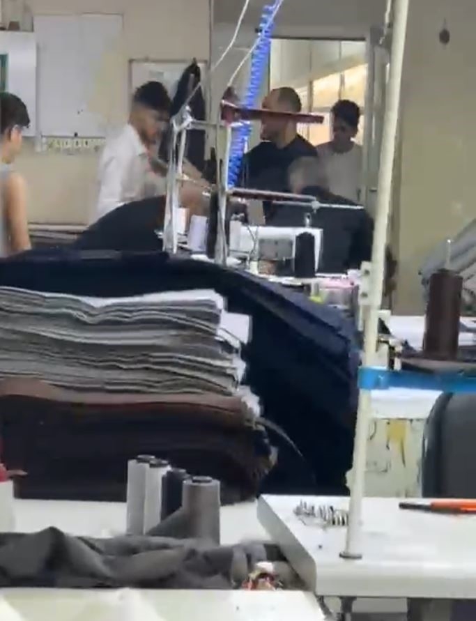 Konfeksiyon atölyesinde çalışanların tartışması kavga dönüştü
