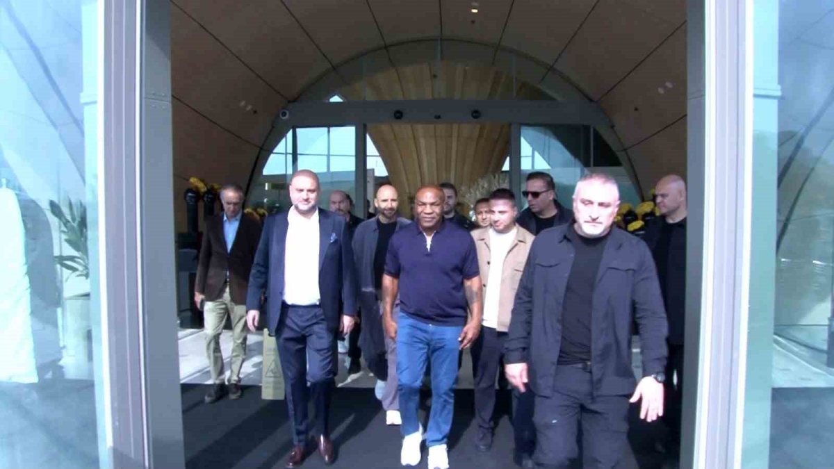 Dünyaca ünlü boksör Mike Tyson İstanbul’da
