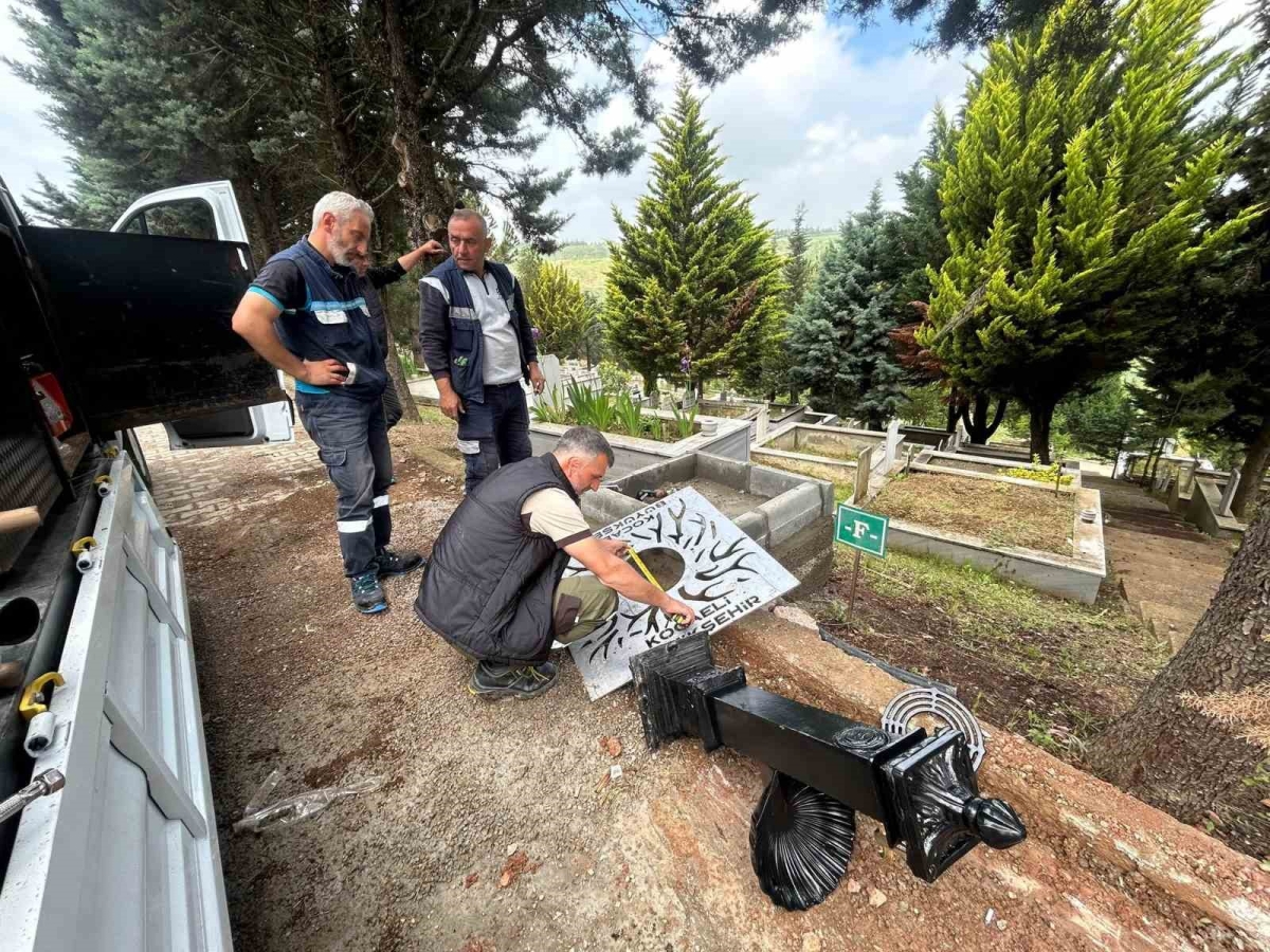 Mezarlıkların su altyapısı yenileniyor
