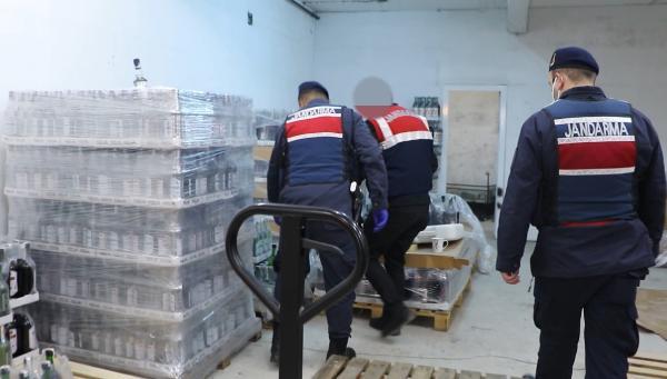 Bursa merkezli sahte içki operasyonunda 24 şüpheli yakalandı