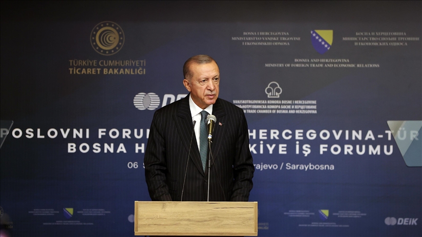 Cumhurbaşkanı Erdoğan'dan Bosna Hersek'e yatırım çağrısı