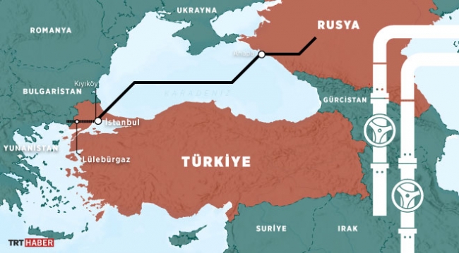 Putin: Avrupa'ya gaz sevkiyatı için Türkiye'ye büyük bir merkez kurabiliriz