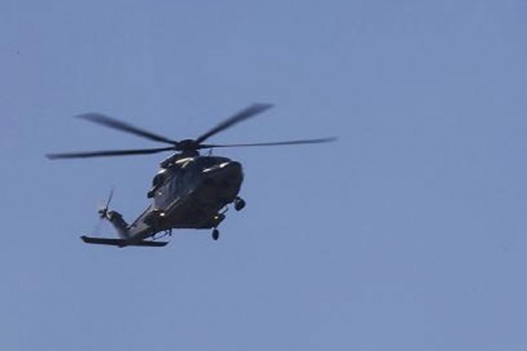 Bursa’da helikopter düştü