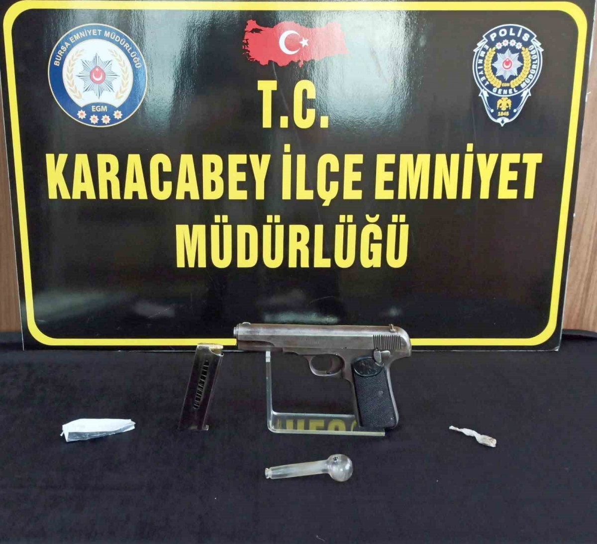 Bursa’da şüpheli araç çalıntı çıktı