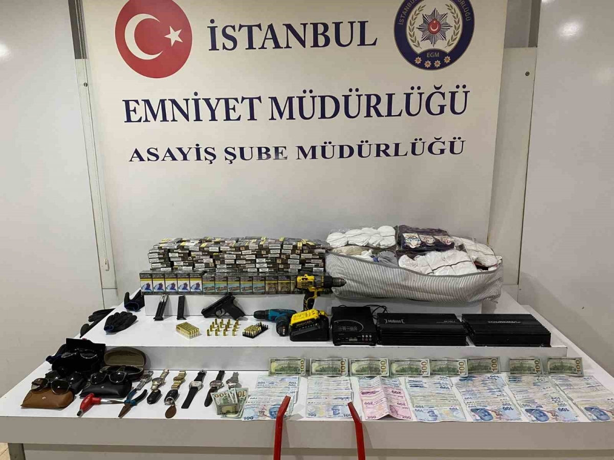 İstanbul’da 43 hırsızlık eylemine karışan 7 kişi yakalandı