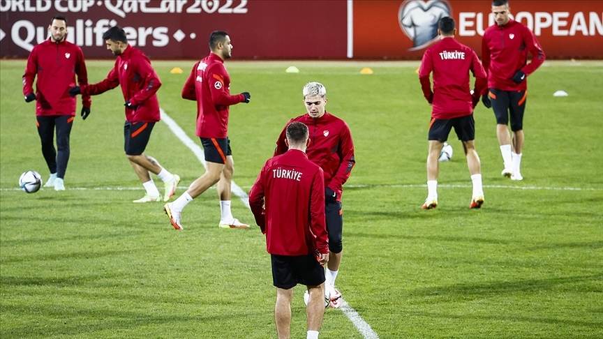 A Milli Futbol Takımı, Letonya maçına hazır