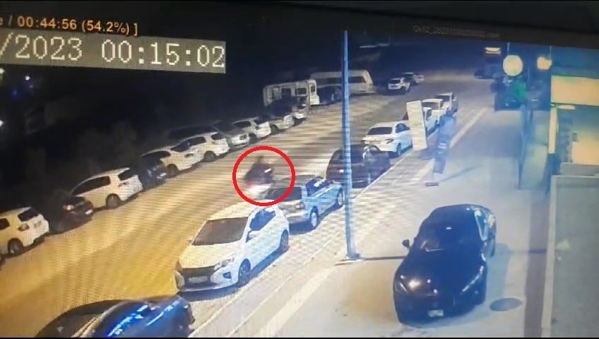 Bursa’da bir kişinin öldüğü, bir kişinin ağır yaralandığı kaza kamerada