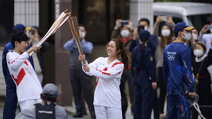 Tokyo Olimpiyatları meşale turunun Osaka ayağı Kovid-19 nedeniyle iptal edildi