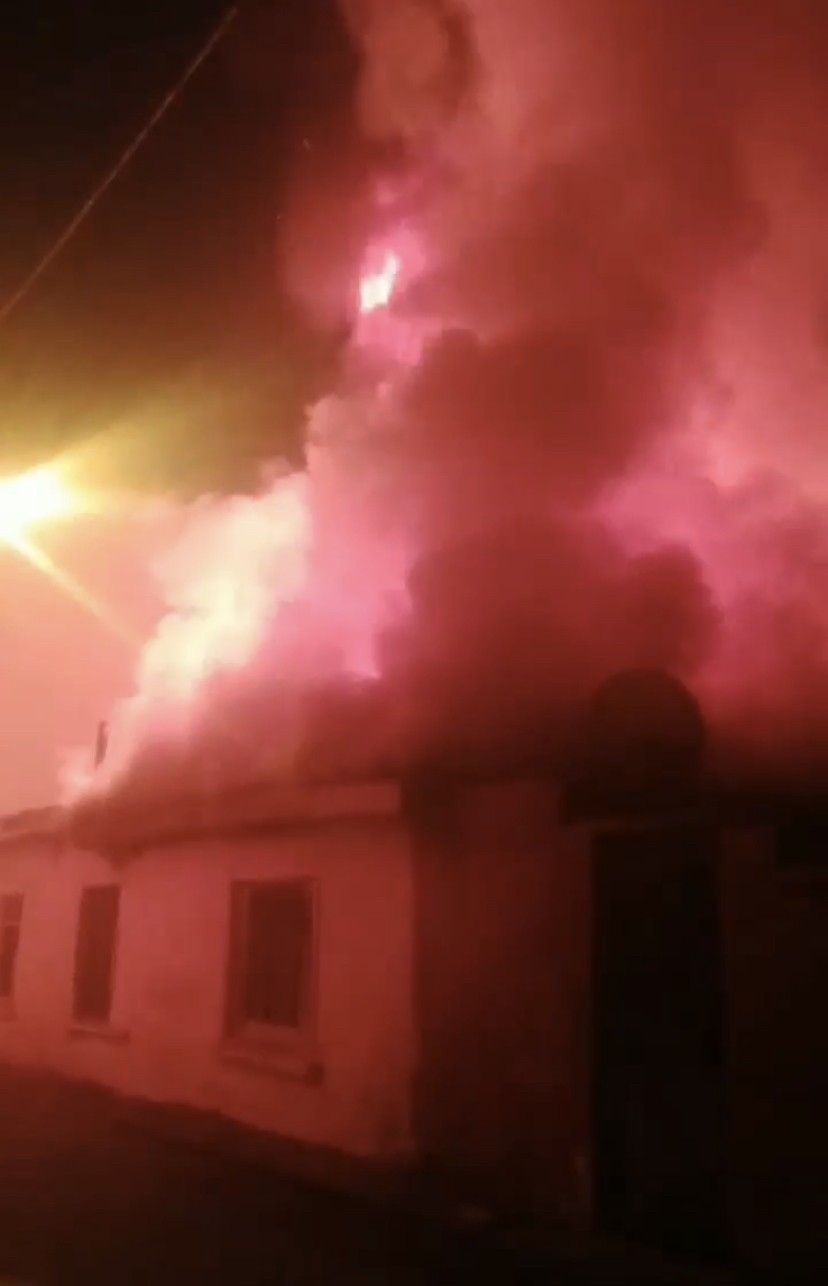 Bursa’da müstakil ev alev alev yandı