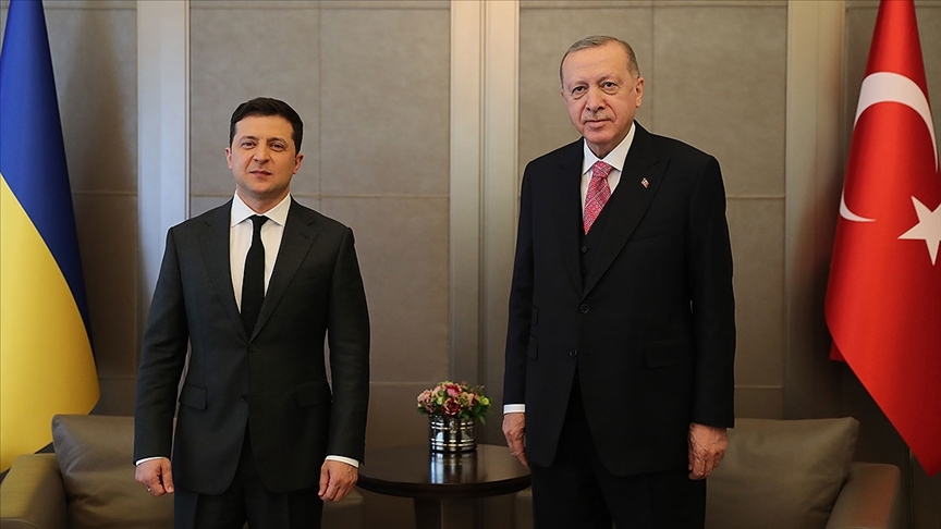 Cumhurbaşkanı Erdoğan ve Ukrayna Devlet Başkanı Zelenskiy bir araya geldi