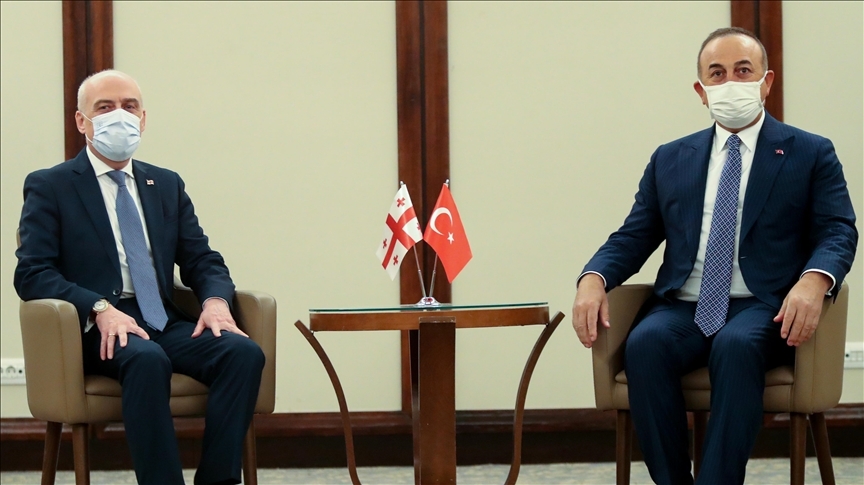 Dışişleri Bakanı Çavuşoğlu, Gürcistan Dışişleri Bakanı Zalkaliani ile görüştü
