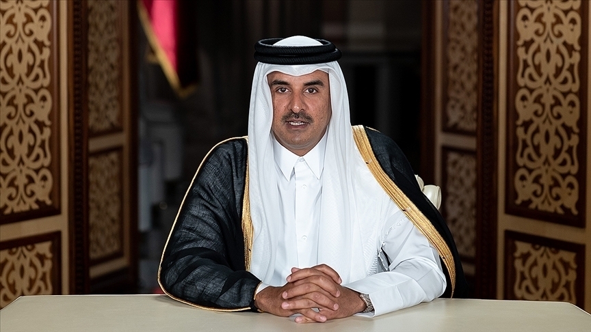 Katar Emiri Temim'den 'İsrail'in saldırılarını durduracak her türlü rolü oynamaya hazırız' mesajı