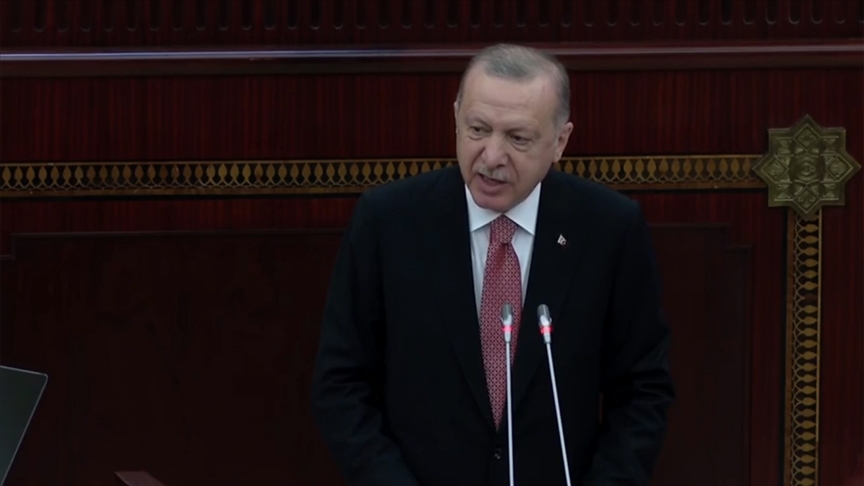 Cumhurbaşkanı Erdoğan: Bugünde yarında  Azerbaycan'ın yanındayız