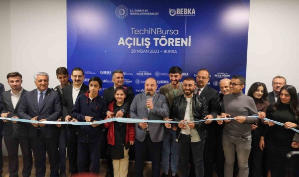 BEBKA’nın girişimcilik merkezi TechINBursa’yı Bakan Varank açtı