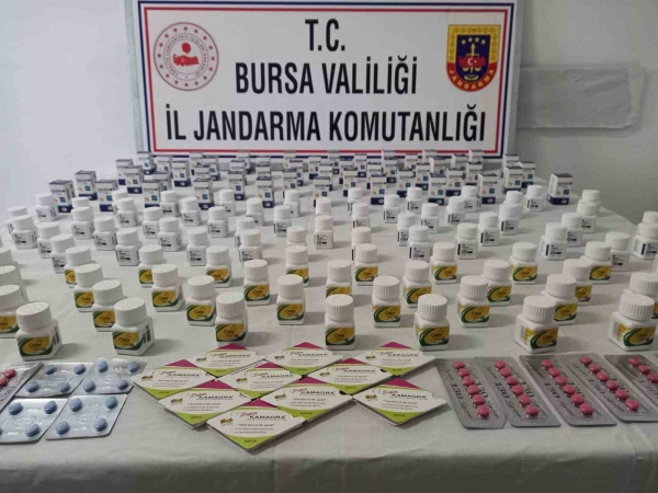 Bursa’da cinsel gücü arttırıcı ilaç operasyonu