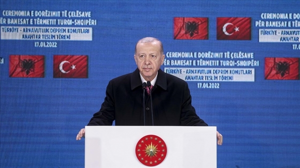 Cumhurbaşkanı Erdoğan: Hedefimiz, Arnavutluk ile ticaret hacmimizi 1 milyar dolar civarına çıkartmaktır